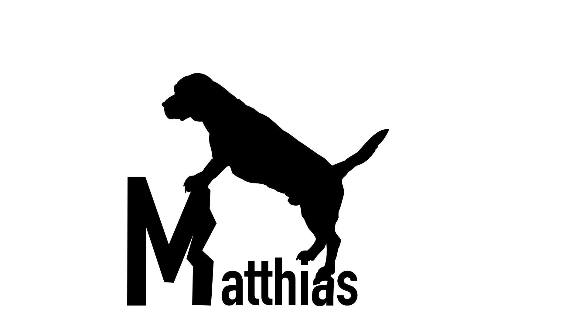 Matthias – je nach Hund